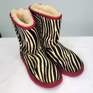 UGG Classic Short Exotic Boots Zebra 1002790